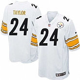 Nike Men & Women & Youth Steelers #24 Taylor White Team Color Game Jersey,baseball caps,new era cap wholesale,wholesale hats
